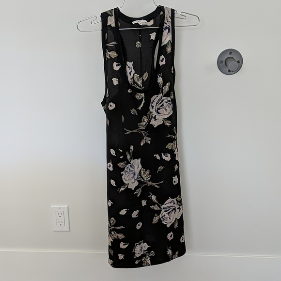 Joie Dresses & Skirts - Joie silk racerback tank dress